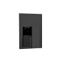 Fortis Corsini Pressure Balanced Valve Trim Only with Single Lever Handle Matte Black