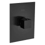 Fortis Corsini Two Function Thermostatic Valve Trim Only with Single Knob Handle Matte Black
