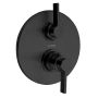 Fortis Brera 1/2" Thermostatic Valve Trim Only with Volume Control - Less Rough In Matte Black