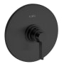 Fortis Brera Thermostatic Valve Trim Only with Single Lever Handle Matte Black