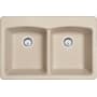 Franke Ellipse 33" x 22" Undermount Double Basin Granite Kitchen Sink Champagne