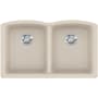 Franke Ellipse 33" x 20" Undermount Double Basin Granite Kitchen Sink Champagne
