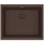 Franke Maris 21-5/8" Undermount Single Basin Granite Kitchen Sink Mocha