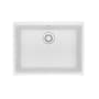 Franke Maris 25" Undermount Single Basin Granite Kitchen Sink Polar White