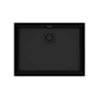 Franke Maris 25" Undermount Single Basin Granite ADA Accessible Kitchen Sink Matte Black