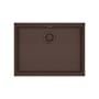 Franke Maris 25" Undermount Single Basin Granite ADA Accessible Kitchen Sink Mocha