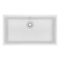 Franke Maris 31" Undermount Single Basin Granite Kitchen Sink Polar White