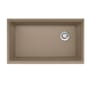Franke Maris 33" Undermount Single Basin Granite Kitchen Sink with Offset Rear Drain Oyster