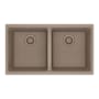 Franke Maris 31" Undermount Double Basin Granite Kitchen Sink Oyster