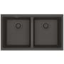 Franke Maris 31" Undermount Double Basin Granite Kitchen Sink Slate Grey