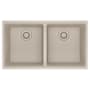 Franke Maris 33" Undermount Double Basin Granite Kitchen Sink Champagne