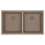 Franke Maris 33" Undermount Double Basin Granite Kitchen Sink Oyster