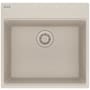 Franke Maris 21-5/8" Drop In Single Basin Granite Kitchen Sink Champagne