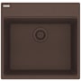 Franke Maris 21-5/8" Drop In Single Basin Granite Kitchen Sink Mocha