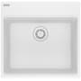 Franke Maris 21-5/8" Drop In Single Basin Granite Kitchen Sink Polar White