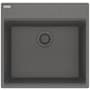 Franke Maris 21-5/8" Drop In Single Basin Granite Kitchen Sink Stone Grey