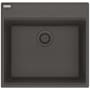 Franke Maris 21-5/8" Drop In Single Basin Granite Kitchen Sink Slate Grey