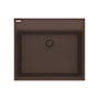 Franke Maris 25" Drop In Single Basin Granite Kitchen Sink Mocha