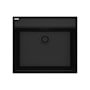 Franke Maris 25" Drop In Single Basin Granite Kitchen Sink Onyx