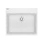 Franke Maris 25" Drop In Single Basin Granite Kitchen Sink Polar White