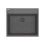 Franke Maris 25" Drop In Single Basin Granite Kitchen Sink Stone Grey