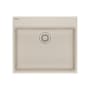 Franke Maris 25" Drop In Single Basin Granite ADA Accessible Kitchen Sink Champagne