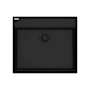 Franke Maris 25" Drop In Single Basin Granite ADA Accessible Kitchen Sink Matte Black