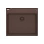 Franke Maris 25" Drop In Single Basin Granite ADA Accessible Kitchen Sink Mocha