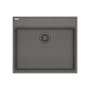 Franke Maris 25" Drop In Single Basin Granite ADA Accessible Kitchen Sink Stone Grey