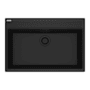 Franke Maris 31" Drop In Single Basin Granite Kitchen Sink Matte Black