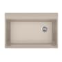 Franke Maris 33" Drop In Single Basin Granite Kitchen Sink with Offset Rear Drain Champagne