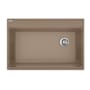 Franke Maris 33" Drop In Single Basin Granite Kitchen Sink with Offset Rear Drain Oyster