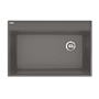 Franke Maris 33" Drop In Single Basin Granite Kitchen Sink with Offset Rear Drain Stone Grey