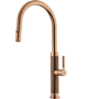 Franke Franke Mythos Masterpiece 18.3-inch Single Handle Pull-Down Kitchen Faucet Brushed Copper