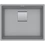 Franke Peak 22-1/16" Undermount Single Basin Granite Kitchen Sink Stone Grey