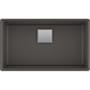 Franke Peak 32" Undermount Single Basin Granite Kitchen Sink Slate Grey