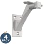 Franklin Brass Classic Edge 2-7/8 Inch Length Hand Rail Bracket - Pack of 4 Matte Nickel