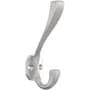 Franklin Brass Napier 1-3/16 Inch Wide Coat and Hat Hook - Pack of 4 Matte Nickel
