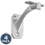 Franklin Brass Napier 2-15/16 Inch Length Hand Rail Bracket - Pack of 4 Matte Nickel