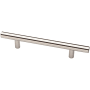 Franklin Brass 5 Inch Center to Center Bar Cabinet Pull - Pack of 5 Stainless Steel Antimicrobial