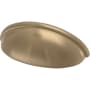 Franklin Brass Cup Pulls 3 Inch Center to Center Cup Cabinet Pull - Pack of 5 Champagne Bronze