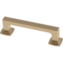 Franklin Brass Parow 3-3/4 Inch Center to Center Handle Cabinet Pull - Pack of 5 Champagne Bronze