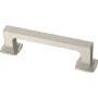 Franklin Brass Parow 3-3/4 Inch Center to Center Handle Cabinet Pull - Pack of 5 Satin Nickel