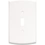 Franklin Brass Soft Arch Single Toggle Switch Outlet - Pack of 3 Pure White