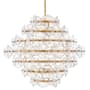 Fredrick Ramond Rene 16 Light 30" Wide Ring Chandelier Distressed Brass