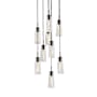 Fredrick Ramond Cosette 9 Light 20" Wide LED Multi Light Pendant Black Oxide
