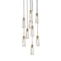 Fredrick Ramond Cosette 9 Light 20" Wide LED Multi Light Pendant Heritage Brass