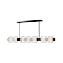 Fredrick Ramond Reign 70" Wide Linear Chandelier Black