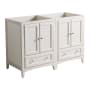 Fresca Oxford 48" Double Free Standing MDF Vanity Cabinet Only - Less Vanity Top Antique White