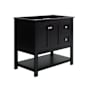 Fresca Manchester 36" Single Free Standing Vanity Cabinet - Less Vanity Top Black